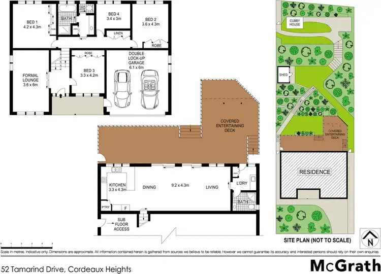 Floorplan of Homely house listing, 52 Tamarind Drive, Cordeaux Heights NSW 2526