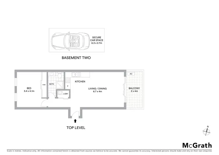 Floorplan of Homely apartment listing, 15/617 King Street, Newtown NSW 2042