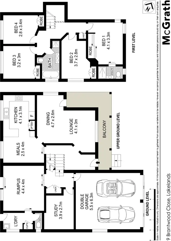 Floorplan of Homely house listing, 9 Brantwood Close, Lakelands NSW 2282