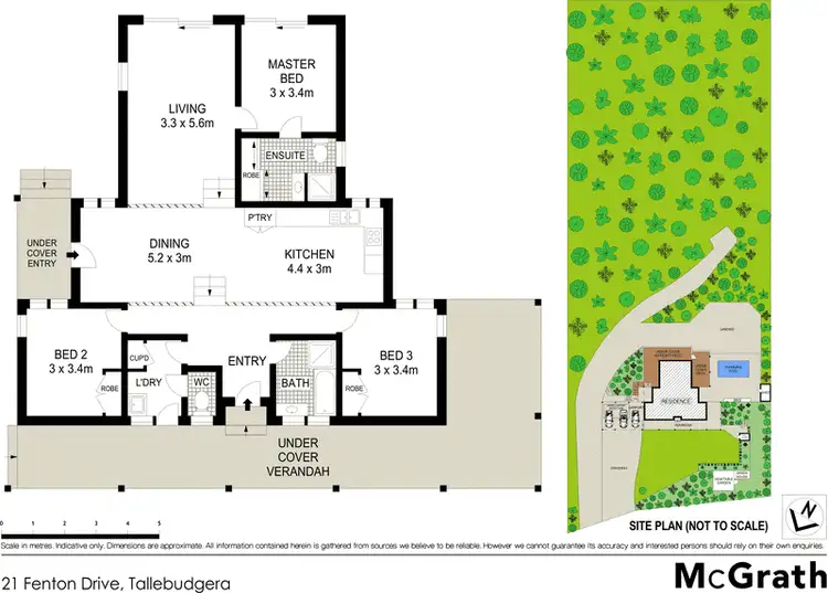 Floorplan of Homely house listing, 21 Fenton Drive, Tallebudgera QLD 4228