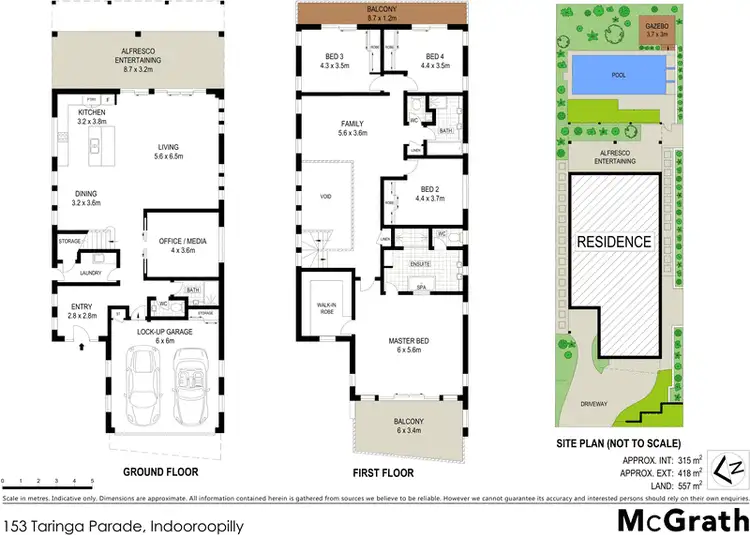 Floorplan of Homely house listing, 153 Taringa Parade, Indooroopilly QLD 4068