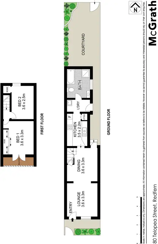 Floorplan of Homely house listing, 80 Telopea Street, Redfern NSW 2016
