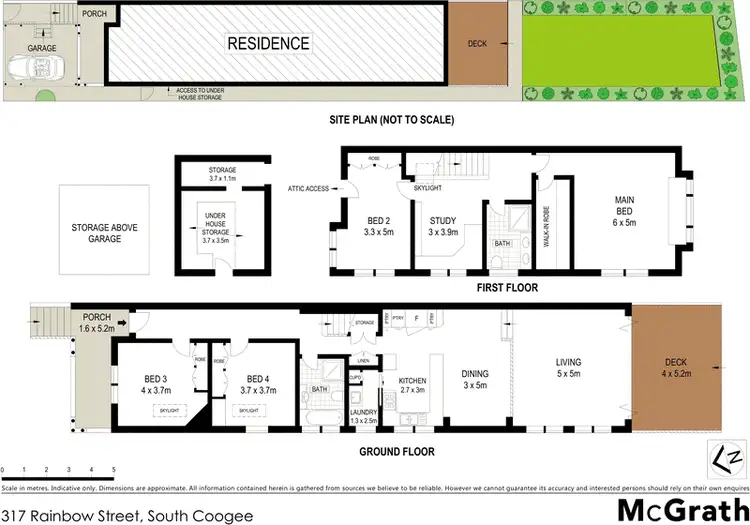 Floorplan of Homely house listing, 317 Rainbow Street, South Coogee NSW 2034