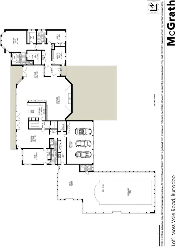 Floorplan of Homely house listing, Lot 1 Moss Vale Road, Burradoo NSW 2576
