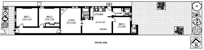 Floorplan of Homely house listing, 87 Catherine Street, Leichhardt NSW 2040