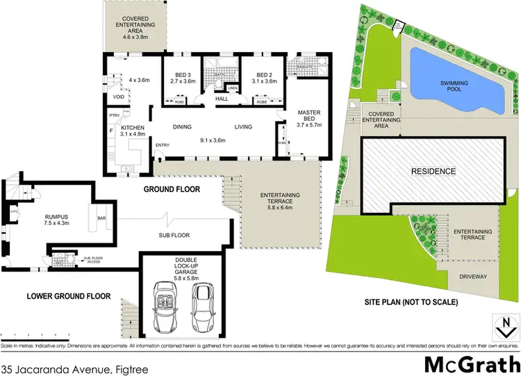 Floorplan of Homely house listing, 35 Jacaranda Avenue, Figtree NSW 2525