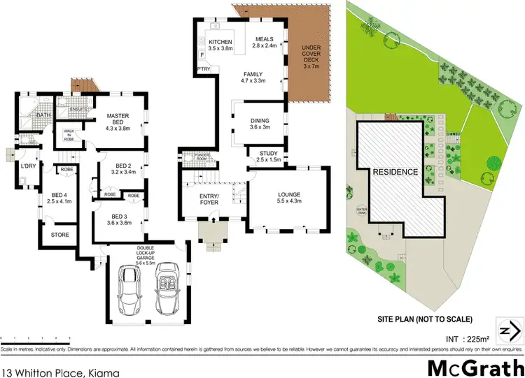 Floorplan of Homely house listing, 13 Whitton Place, Kiama NSW 2533