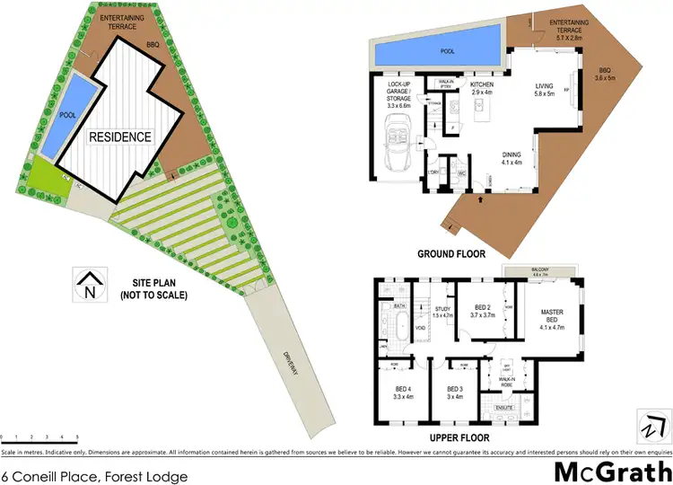 Floorplan of Homely house listing, 6 Coneill Place, Forest Lodge NSW 2037