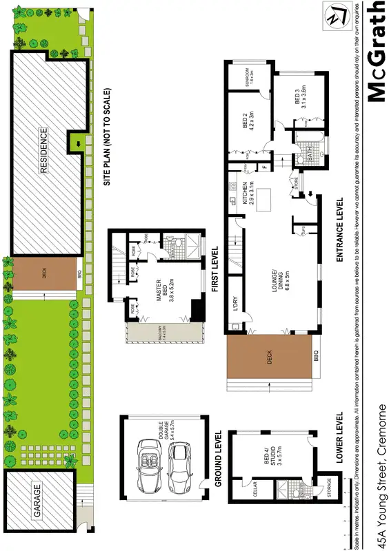 Floorplan of Homely house listing, 45A Young Street, Cremorne NSW 2090