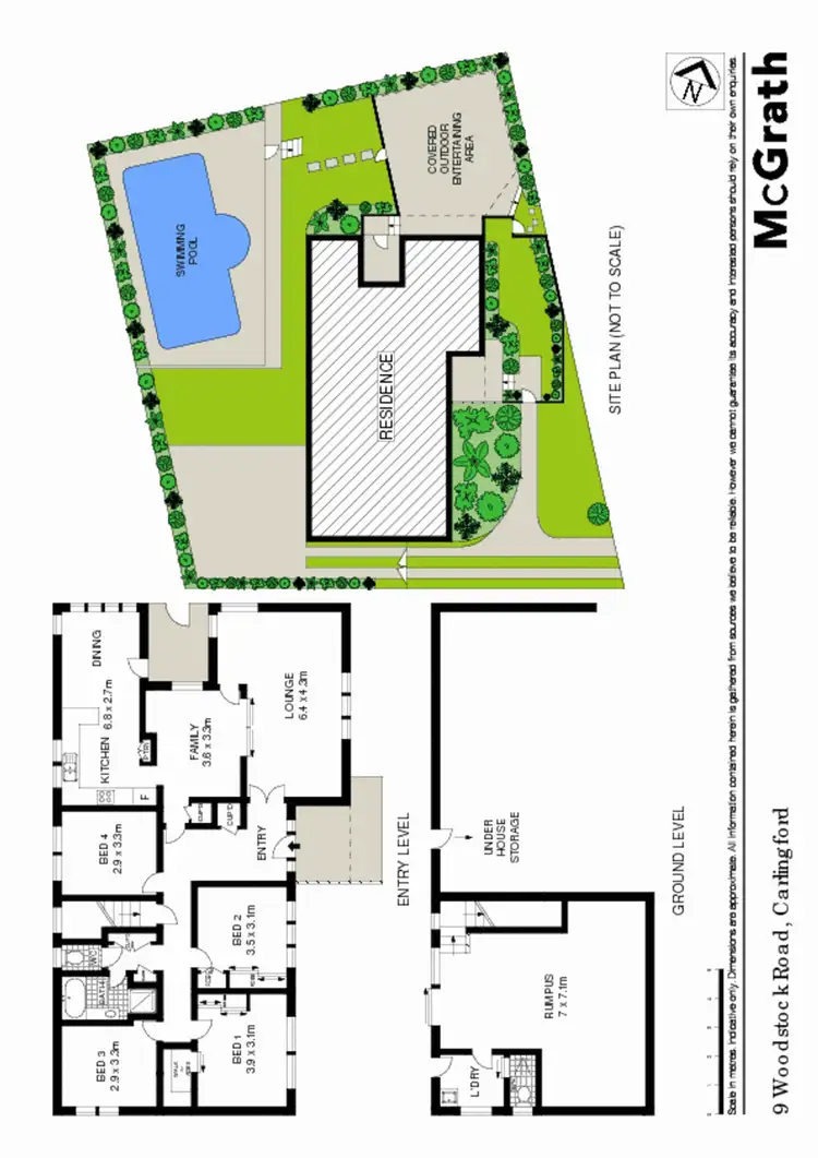Floorplan of Homely house listing, 9 Woodstock Road, Carlingford NSW 2118