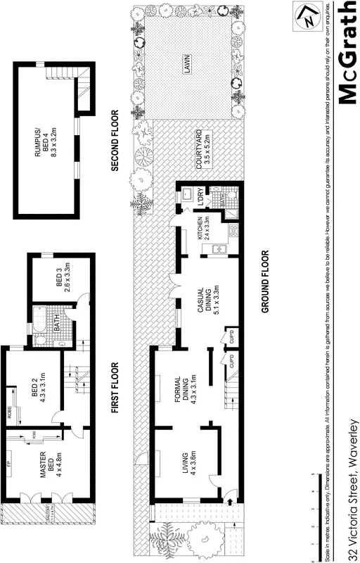 Floorplan of Homely house listing, 32 Victoria Street, Waverley NSW 2024