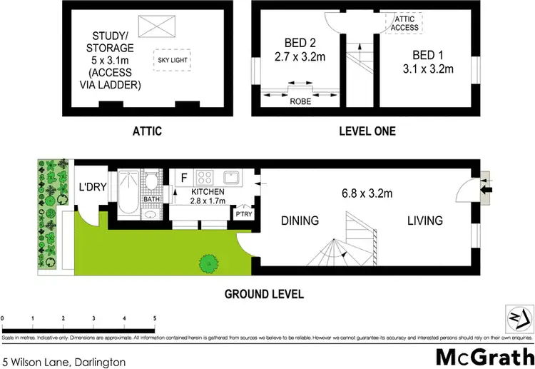Floorplan of Homely house listing, 5 Wilson Lane, Darlington NSW 2008