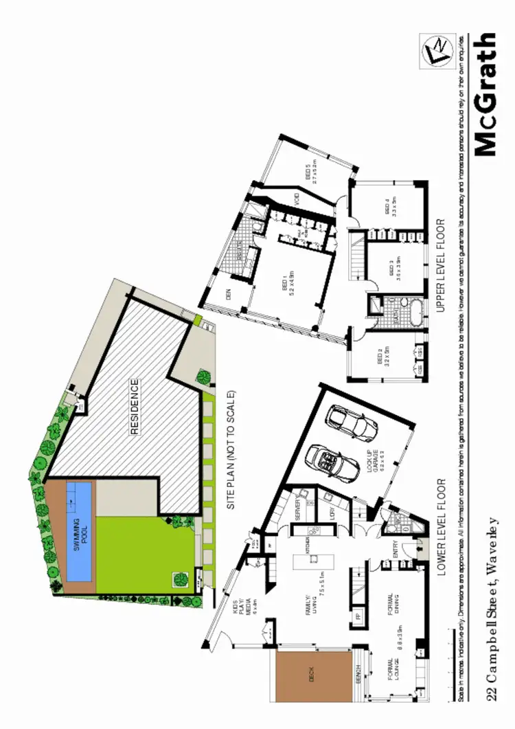 Floorplan of Homely house listing, 22 Campbell Street, Waverley NSW 2024