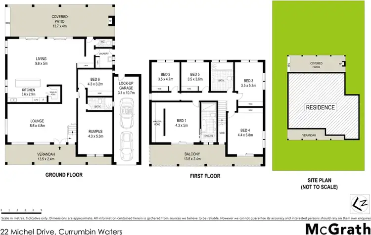 Floorplan of Homely house listing, 22 Michel Drive, Currumbin Waters QLD 4223