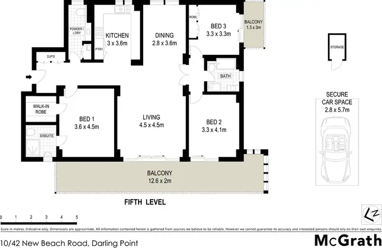 Floorplan of Homely apartment listing, 52/43 New Beach Road, Darling Point NSW 2027