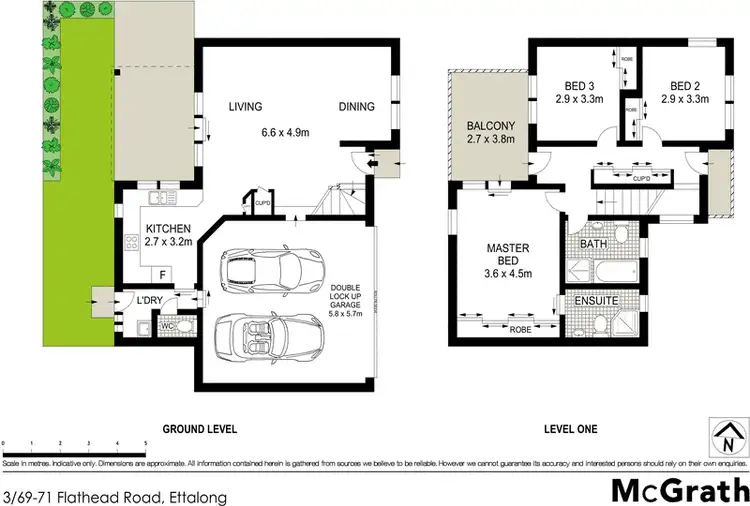 Floorplan of Homely townhouse listing, 3/69 Flathead Road, Ettalong Beach NSW 2257