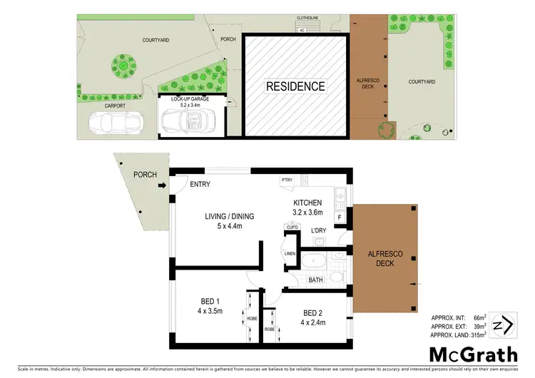 Floorplan of Homely semi-detached listing, 2/71 Tallebudgera Drive, Palm Beach QLD 4221