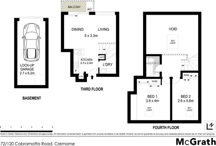 Floorplan of Homely apartment listing, 72/120 Cabramatta Road, Cremorne NSW 2090
