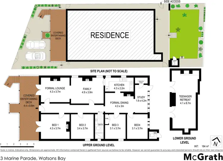 Floorplan of Homely house listing, 3 Marine Parade, Watsons Bay NSW 2030