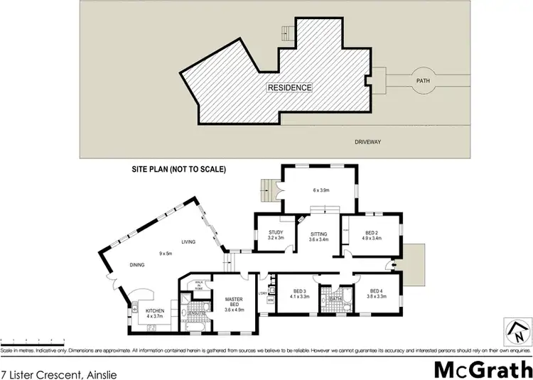 Floorplan of Homely house listing, 7 Lister Crescent, Ainslie ACT 2602