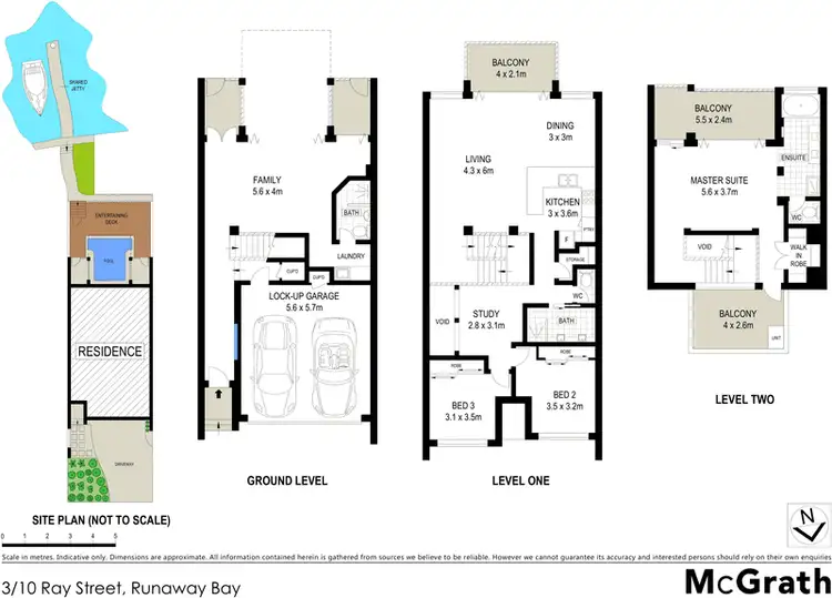 Floorplan of Homely townhouse listing, 3/10 Ray Street, Runaway Bay QLD 4216