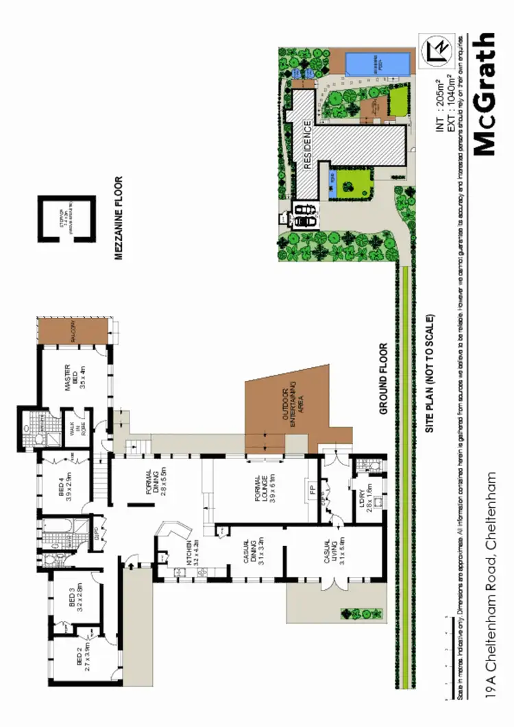 Floorplan of Homely house listing, 19A Cheltenham Road, Cheltenham NSW 2119
