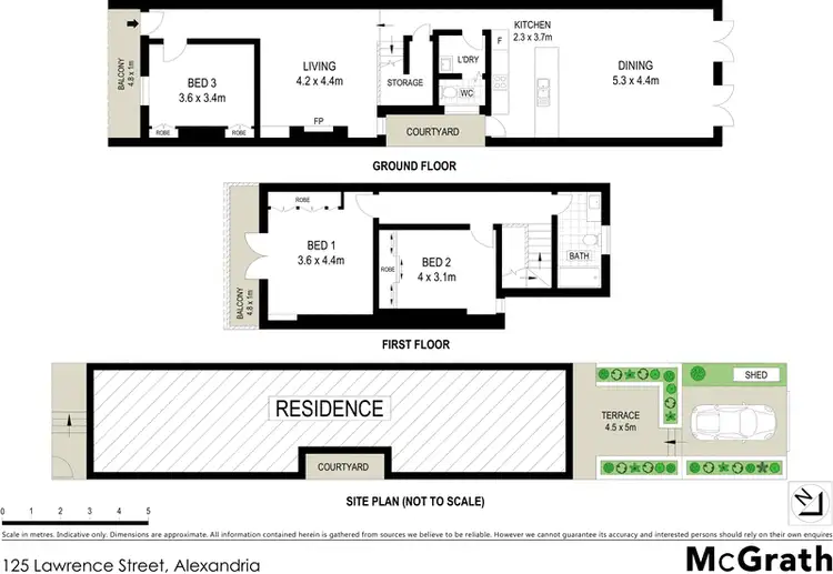 Floorplan of Homely house listing, 125 Lawrence Street, Alexandria NSW 2015