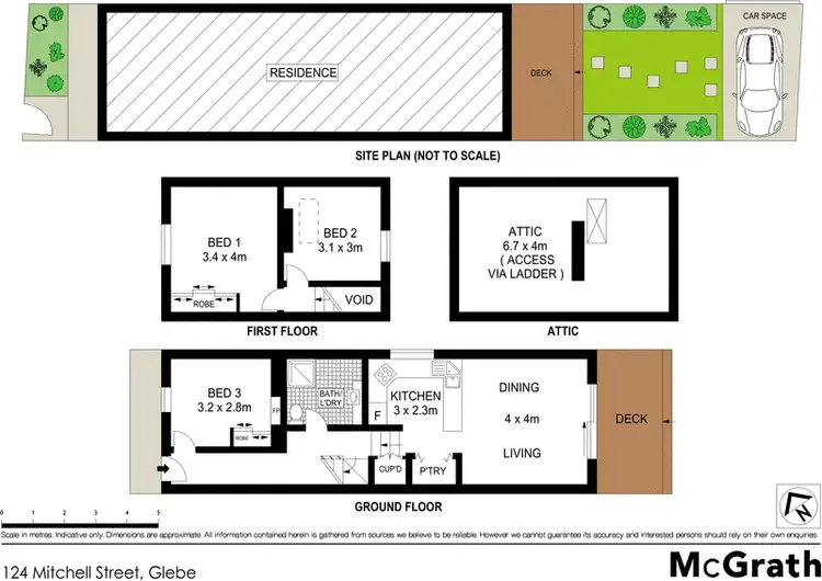 Floorplan of Homely house listing, 124 Mitchell Street, Glebe NSW 2037
