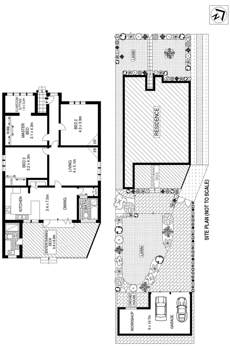 Floorplan of Homely house listing, 10 Linton Avenue, West Ryde NSW 2114