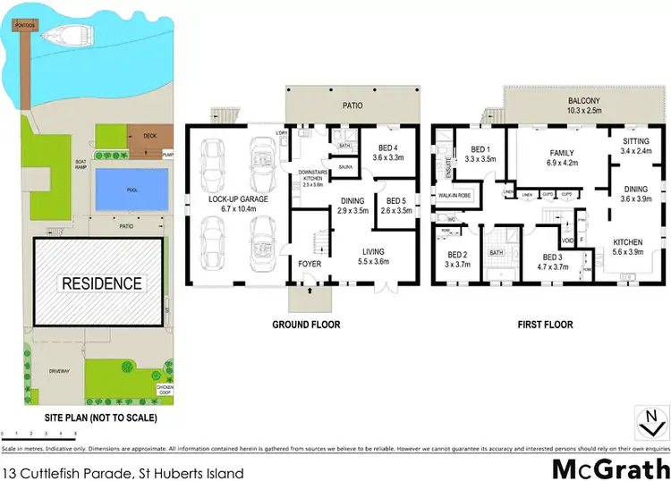 Floorplan of Homely house listing, 13 Cuttlefish Parade, St Huberts Island NSW 2257