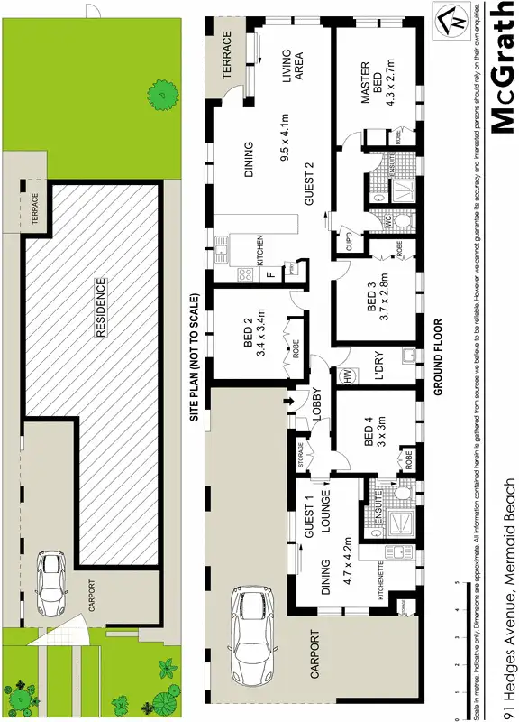 Floorplan of Homely house listing, 91 Hedges Avenue, Mermaid Beach QLD 4218