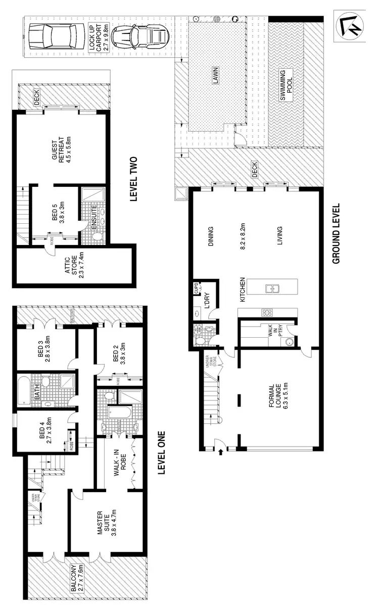 Floorplan of Homely house listing, 33 Cameron Street, Birchgrove NSW 2041