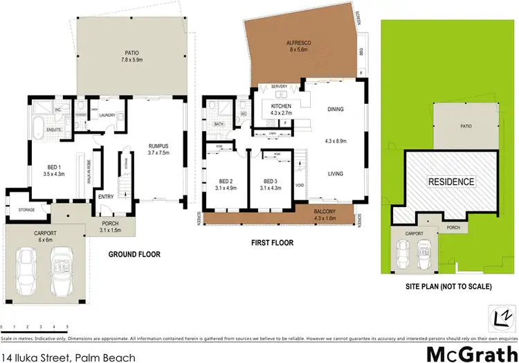Floorplan of Homely house listing, 14 Iluka Street, Palm Beach QLD 4221