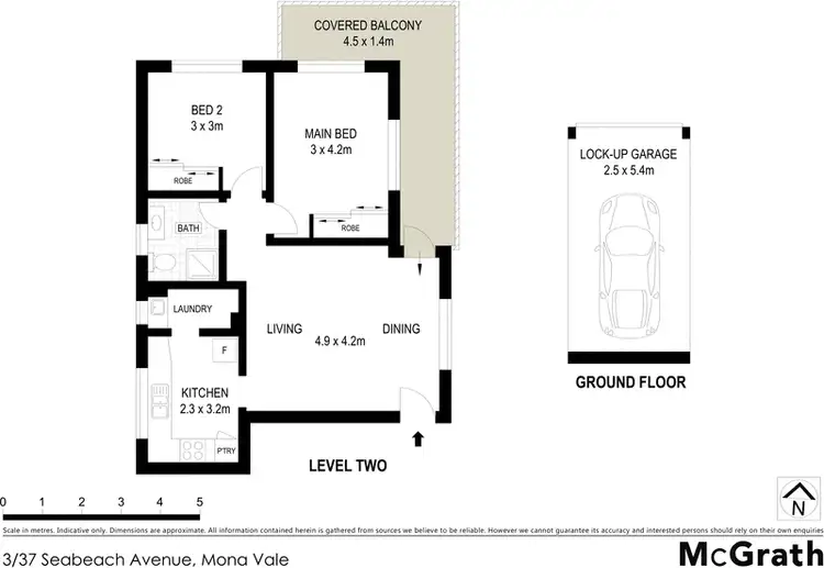 Floorplan of Homely apartment listing, 3/37 Seabeach Avenue, Mona Vale NSW 2103
