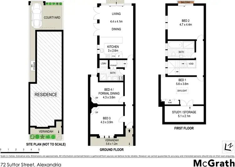 Floorplan of Homely house listing, 72 Suttor Street, Alexandria NSW 2015