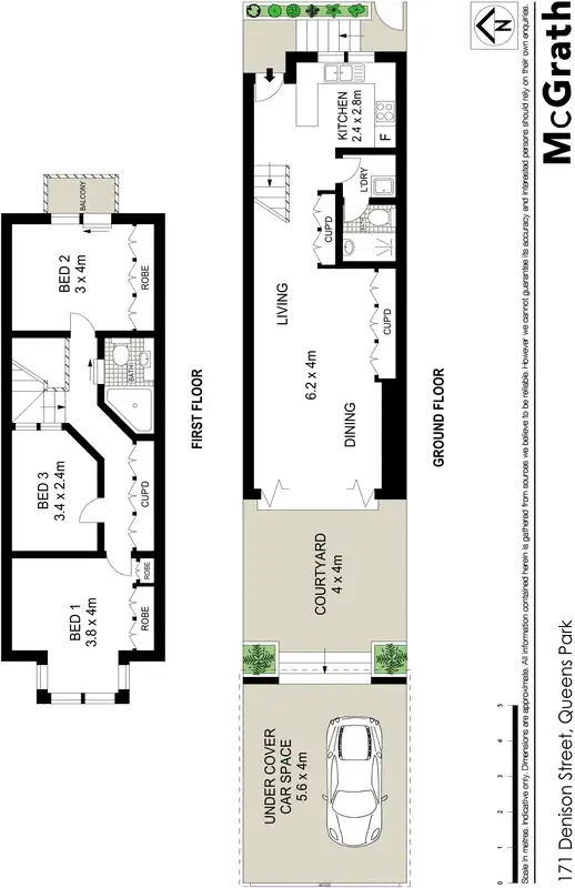 Floorplan of Homely house listing, 171 Denison Street, Queens Park NSW 2022