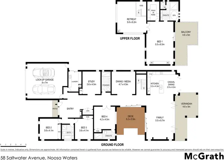 Floorplan of Homely house listing, 58 Saltwater Avenue, Noosa Waters QLD 4566