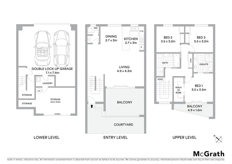 Floorplan of Homely townhouse listing, 24/15 Oasis Close, Manly West QLD 4179