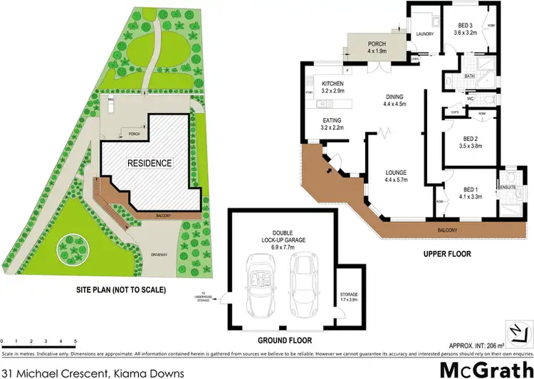 Floorplan of Homely house listing, 31 Michael Crescent, Kiama Downs NSW 2533