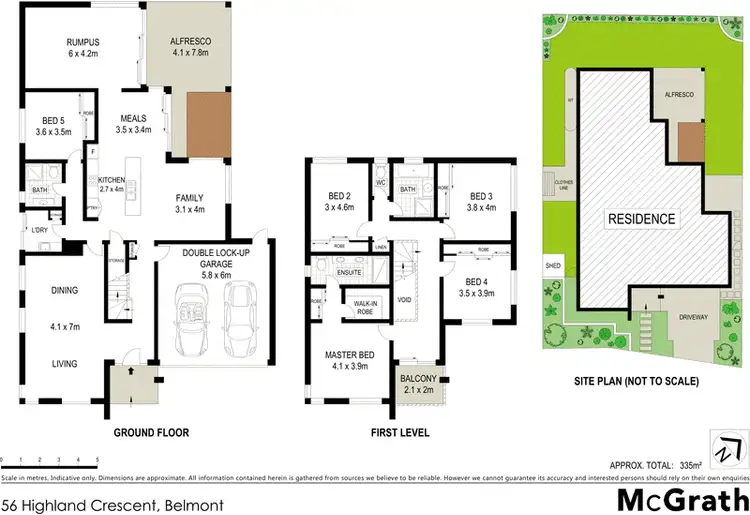 Floorplan of Homely house listing, 56 Highland Crescent, Belmont QLD 4153