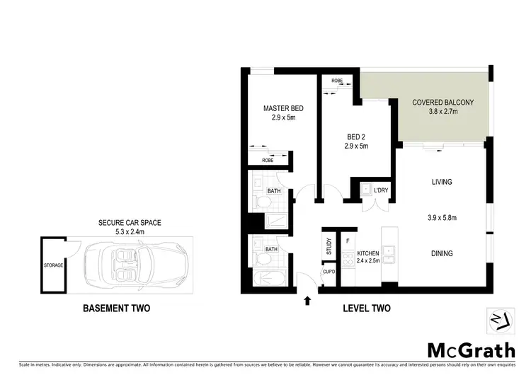 Floorplan of Homely apartment listing, 205/2 Mackinder Street, Campsie NSW 2194