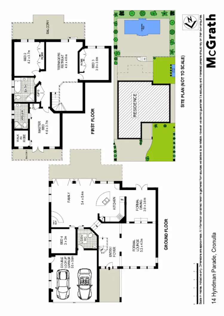 Floorplan of Homely house listing, 14 Hyndman Parade, Cronulla NSW 2230