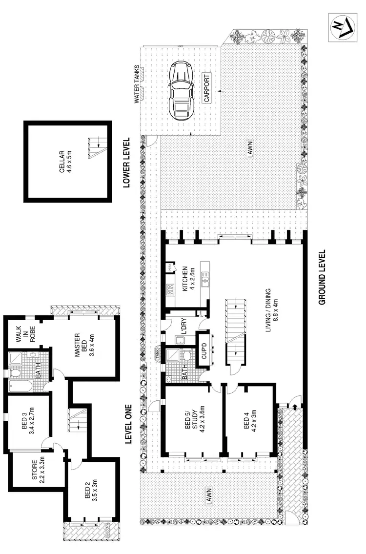 Floorplan of Homely house listing, 11 The Boulevarde, Lilyfield NSW 2040