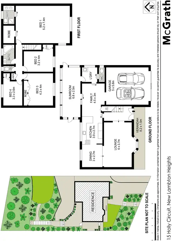 Floorplan of Homely house listing, 15 Holly Circuit, New Lambton Heights NSW 2305