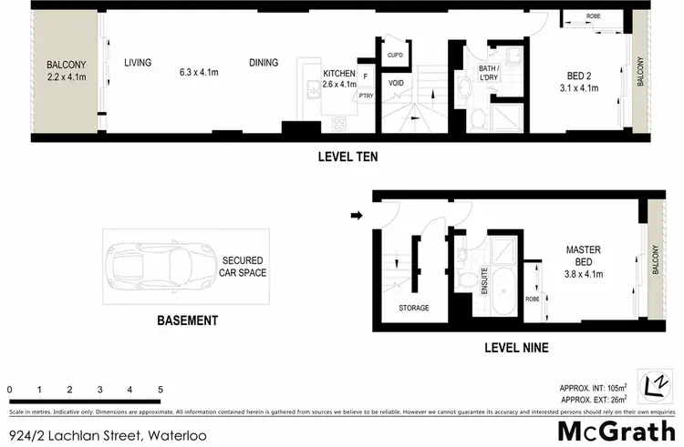 Floorplan of Homely apartment listing, 924/2 Lachlan Street, Waterloo NSW 2017