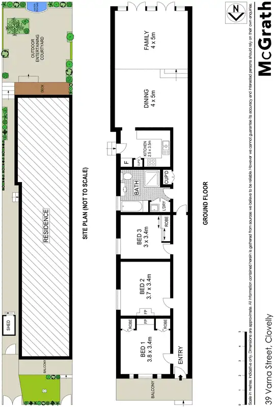 Floorplan of Homely house listing, 39 Varna Street, Clovelly NSW 2031