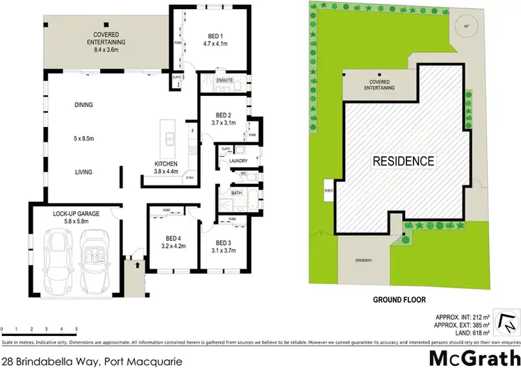 Floorplan of Homely house listing, 28 Brindabella Way, Port Macquarie NSW 2444