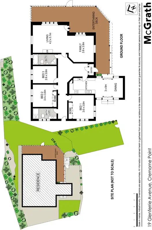 Floorplan of Homely house listing, 19 Glenferrie Avenue, Cremorne Point NSW 2090