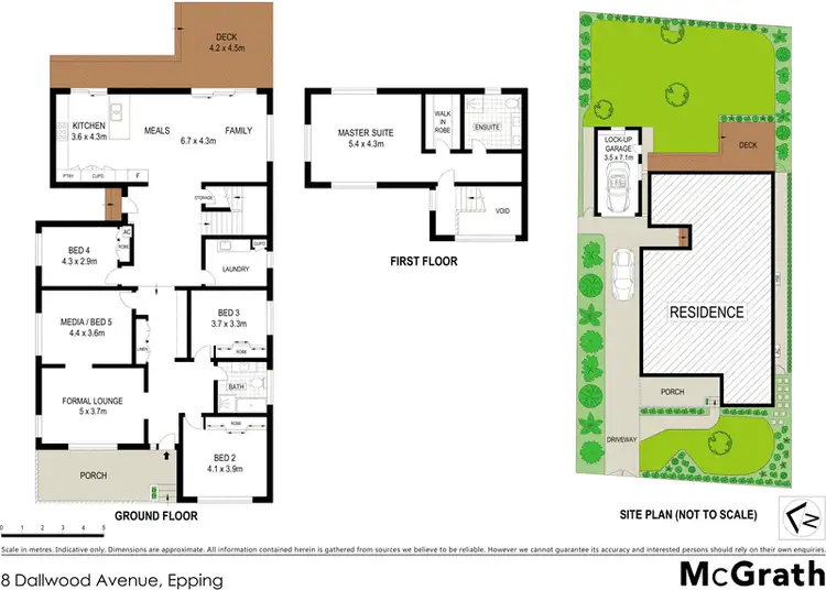 Floorplan of Homely house listing, 8 Dallwood Avenue, Epping NSW 2121
