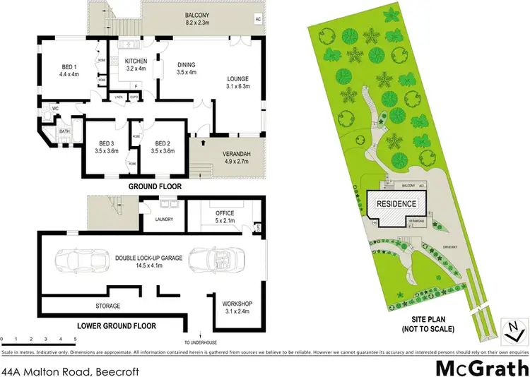 Floorplan of Homely house listing, 44A Malton Road, Beecroft NSW 2119